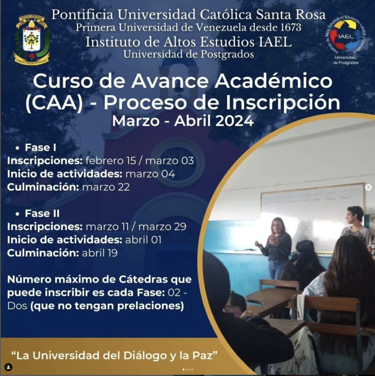 Curso de Avance Académico